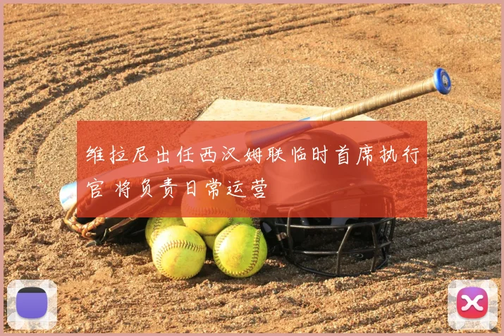 维拉尼出任西汉姆联临时首席执行官 将负责日常运营
